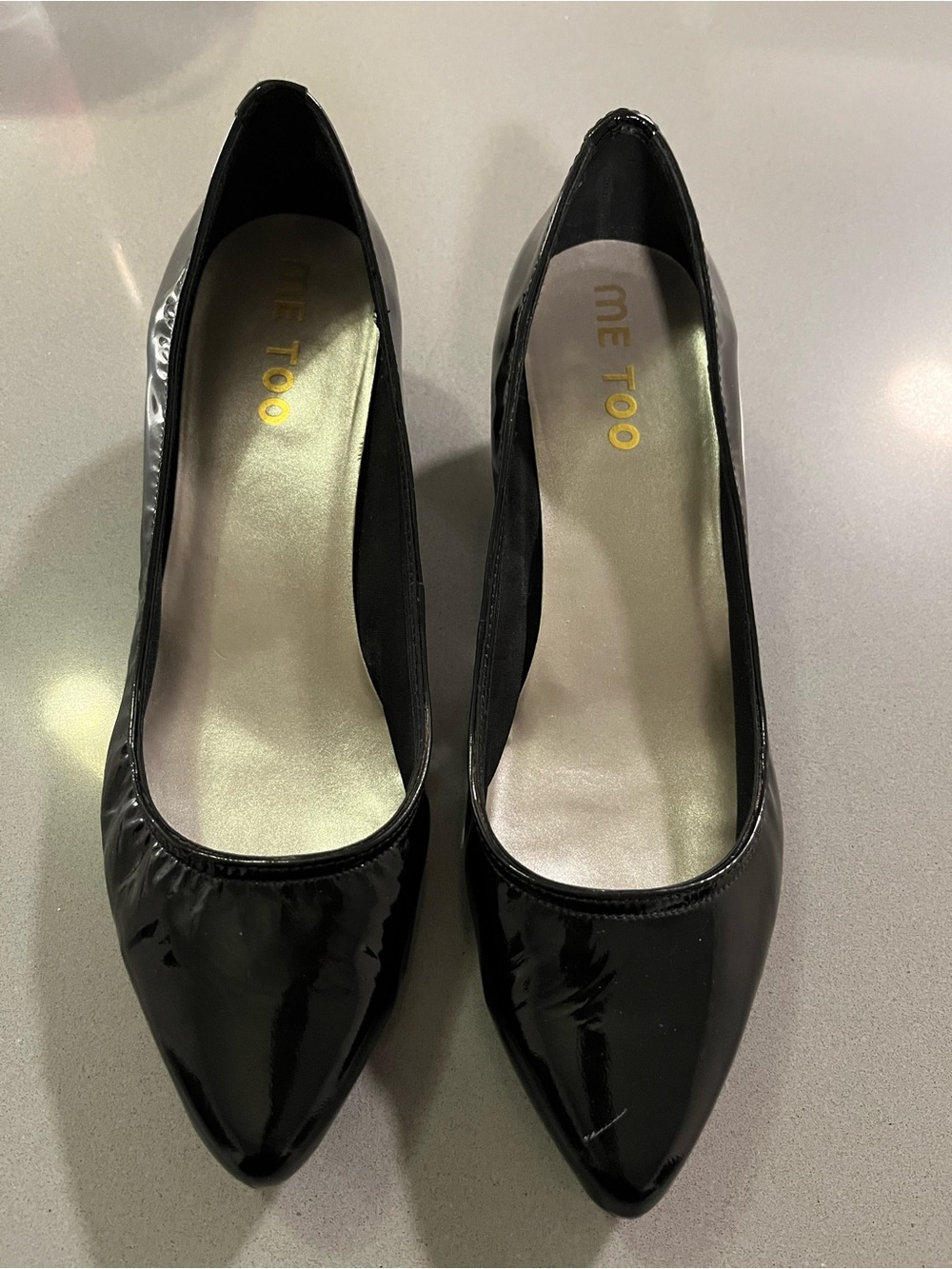 Me Too Patent Leather Shoes-GUC- size 9W